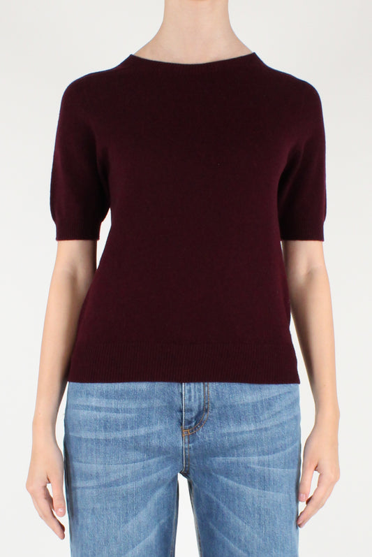 Maglia in Lana Maniche Corte