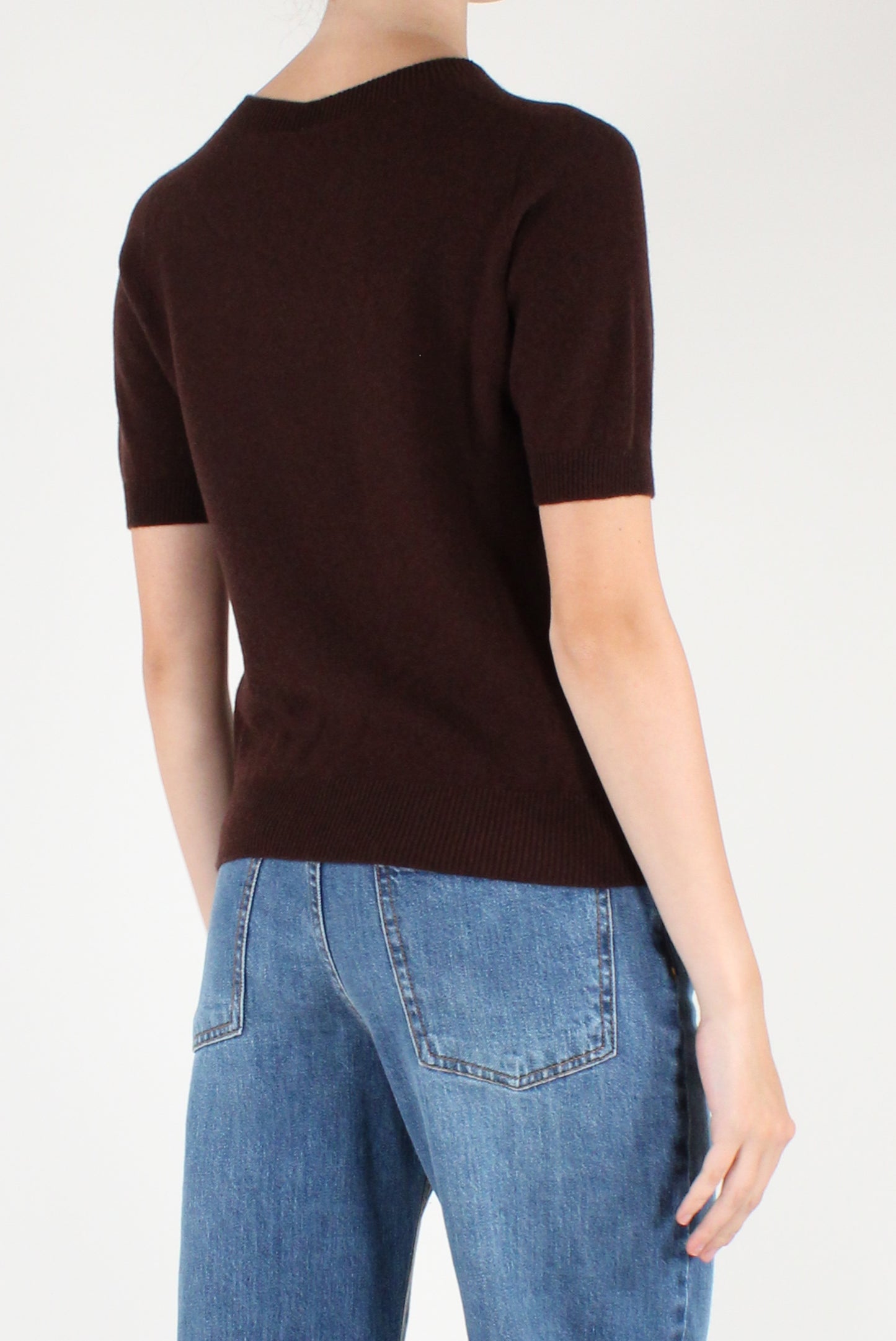 Maglia in Lana Maniche Corte