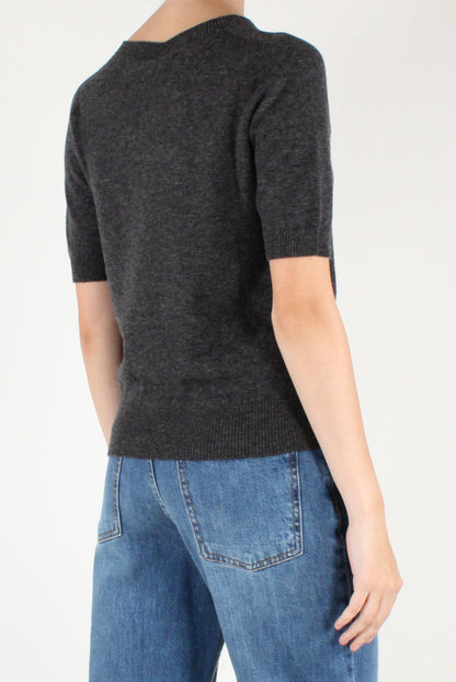 Maglia in Lana Maniche Corte