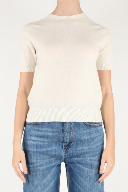 Maglia in Lana Maniche Corte