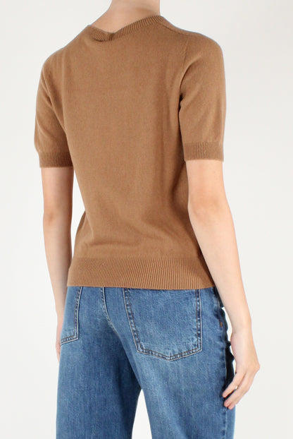 Maglia in Lana Maniche Corte