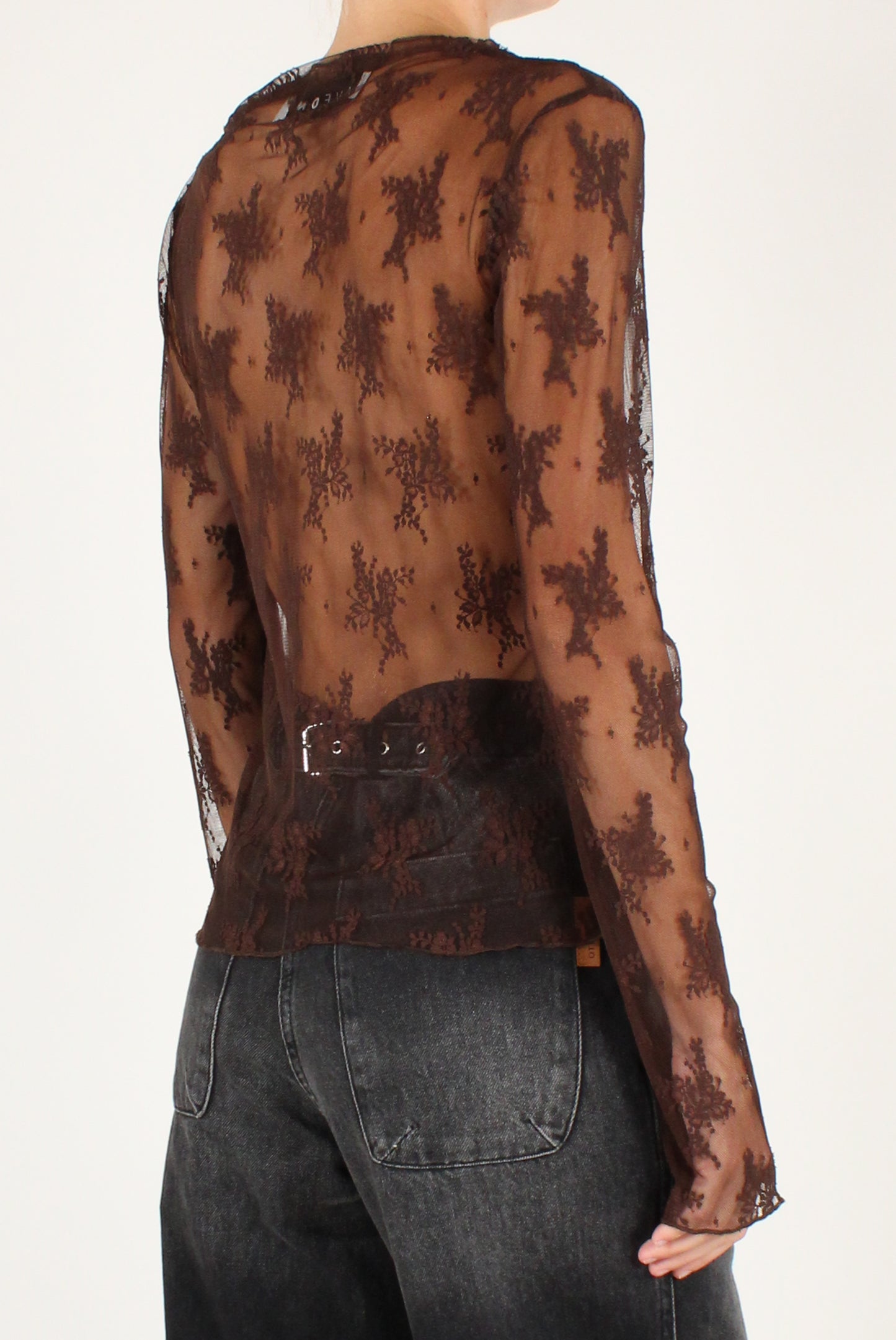 Maglia in Pizzo Floreale