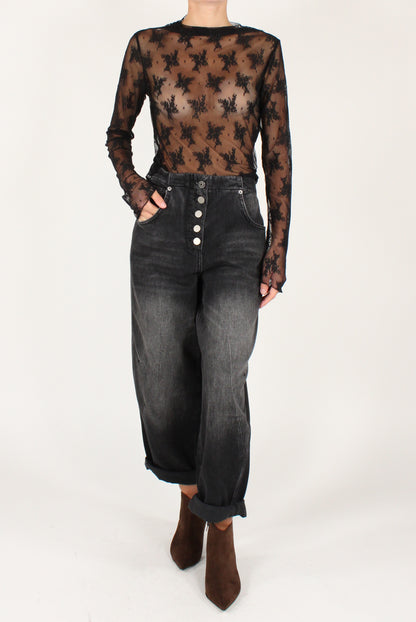 Maglia in Pizzo Floreale