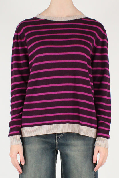 Maglia a Righe Misto Lana