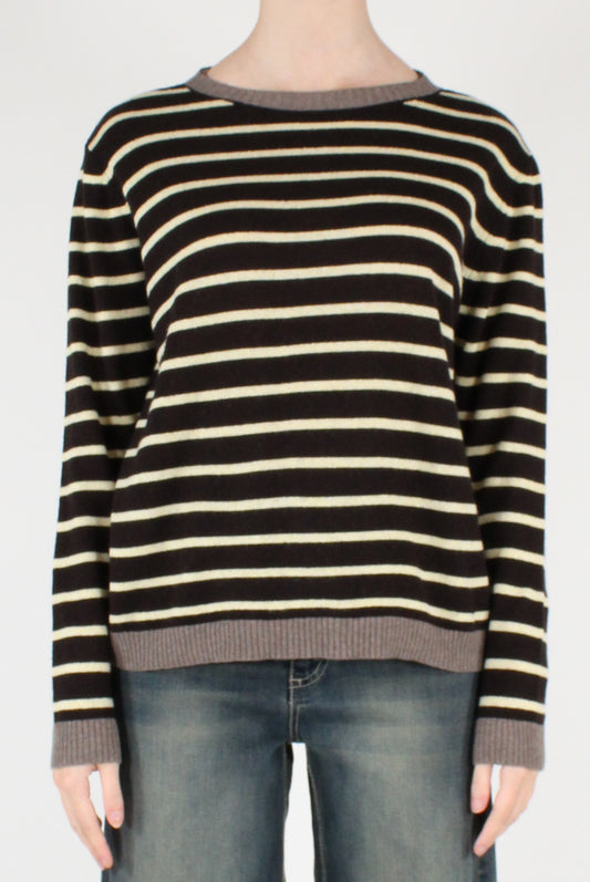 Maglia a Righe Misto Lana