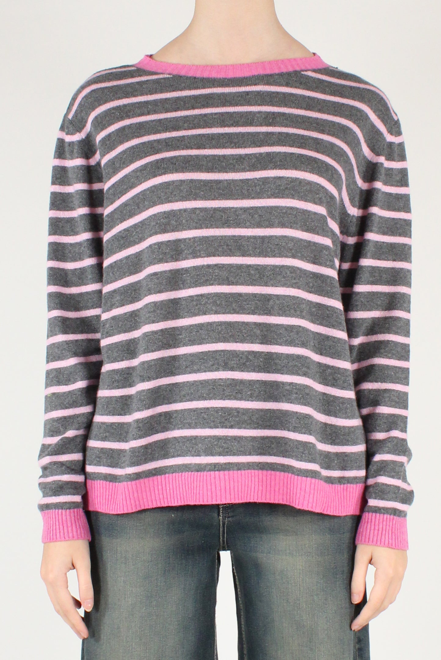 Maglia a Righe Misto Lana