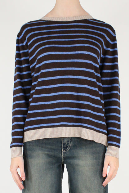 Maglia a Righe Misto Lana