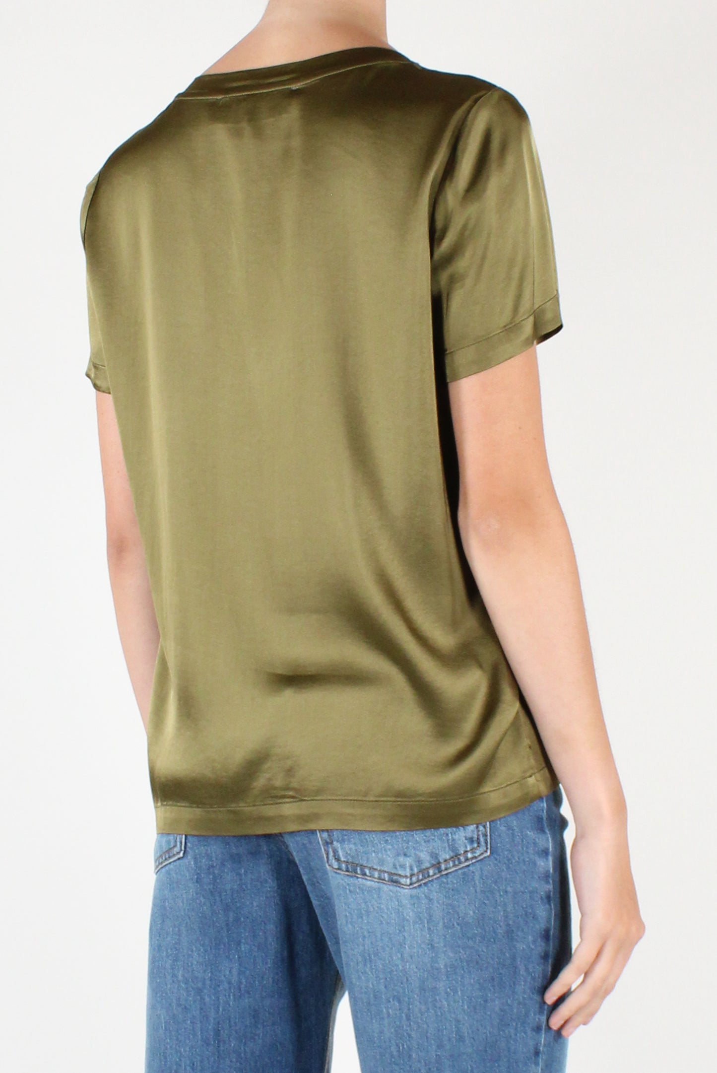 T-shirt Girocollo in Viscosa