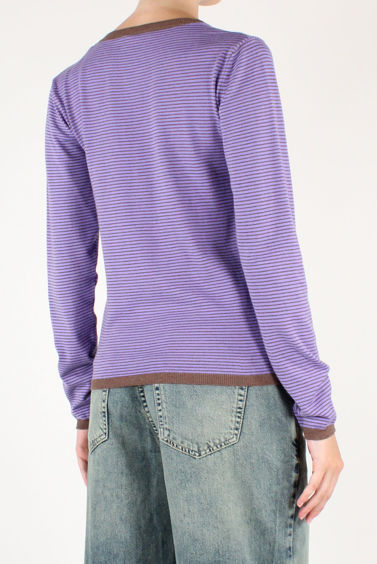 Striped Crew Neck Sweater