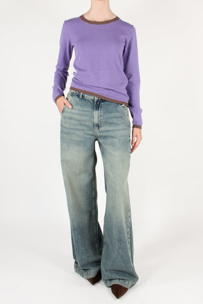 Striped Crew Neck Sweater