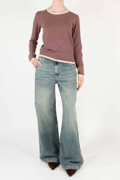 Striped Crew Neck Sweater