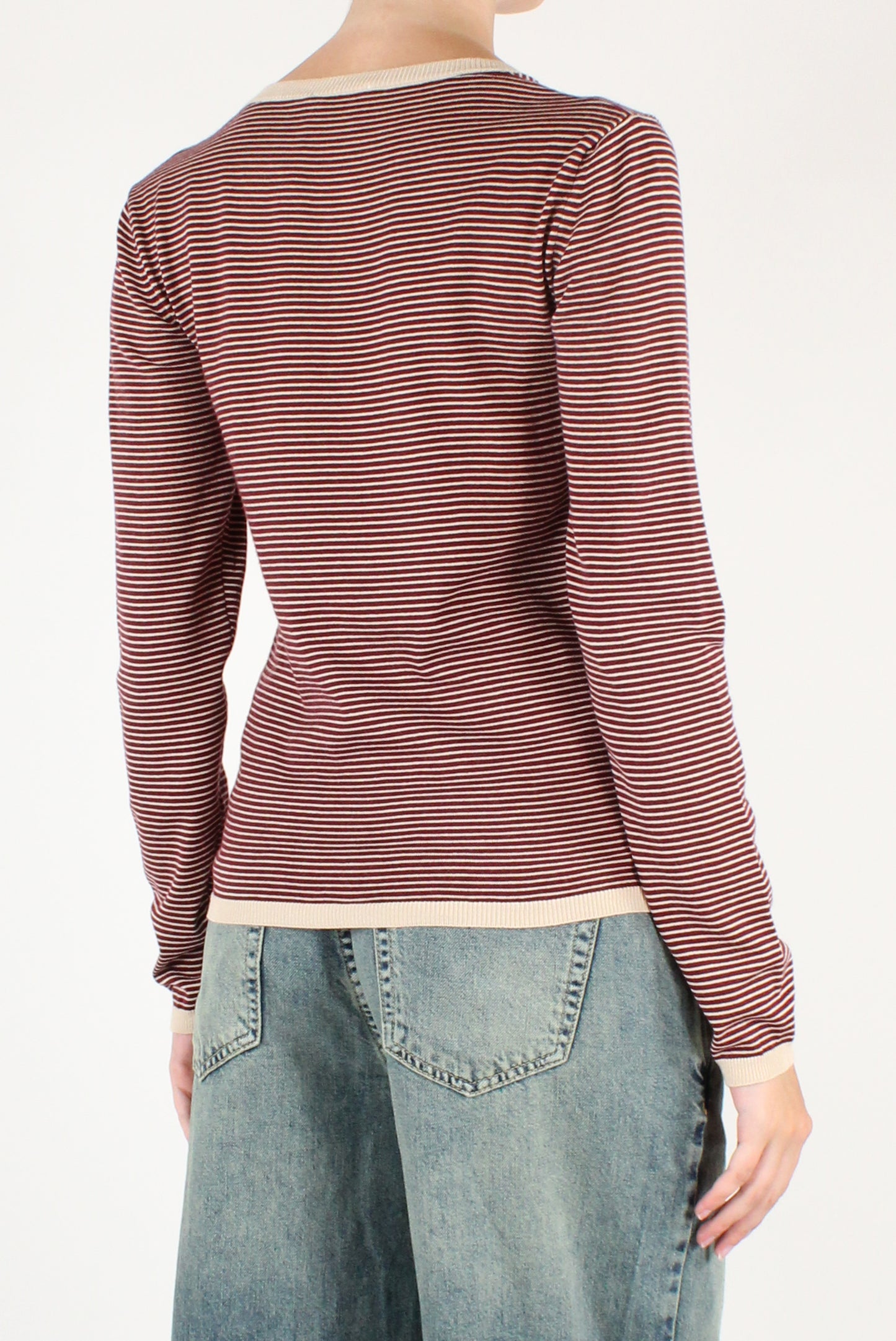 Striped Crew Neck Sweater