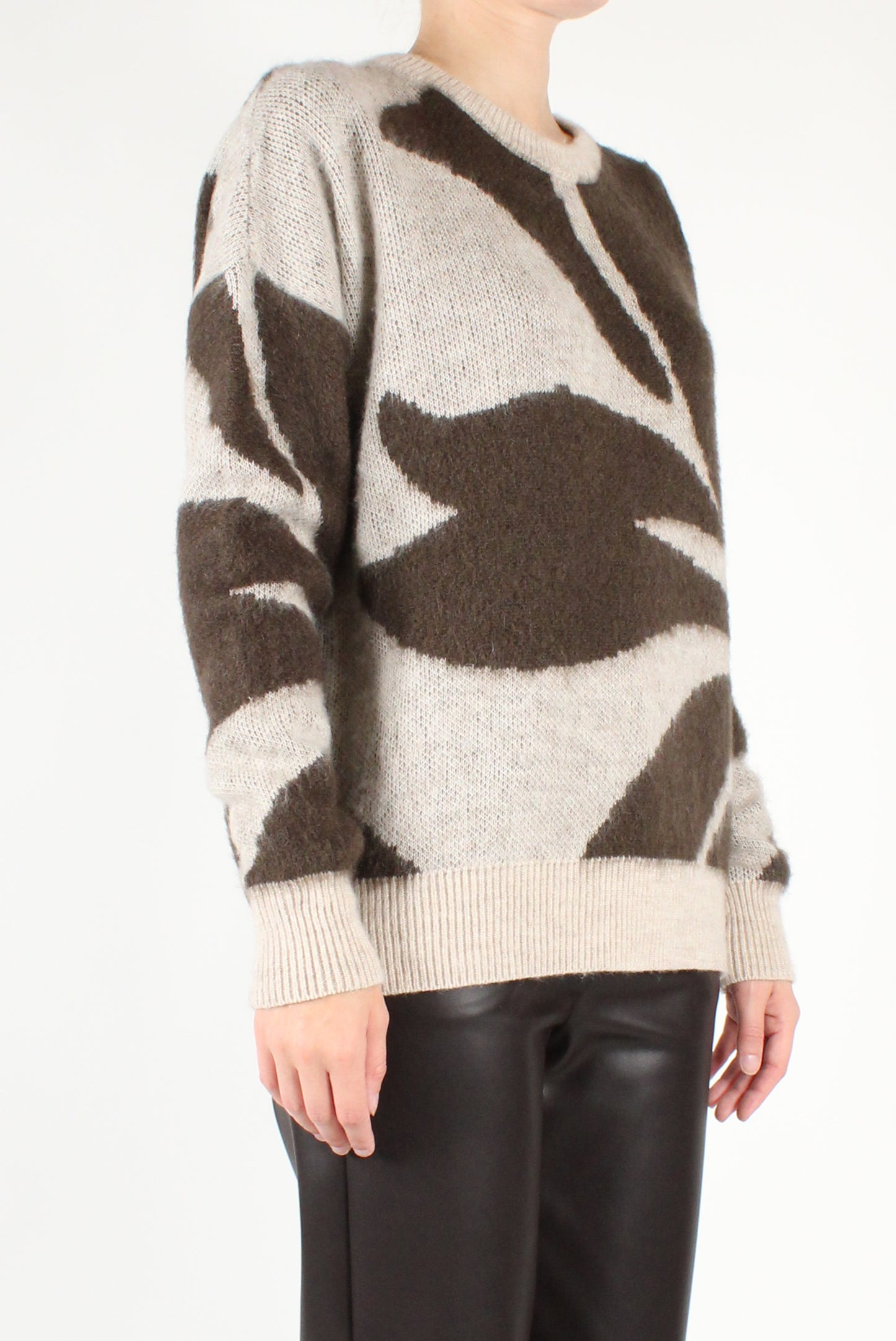 Abstract Fantasy Oversized Sweater