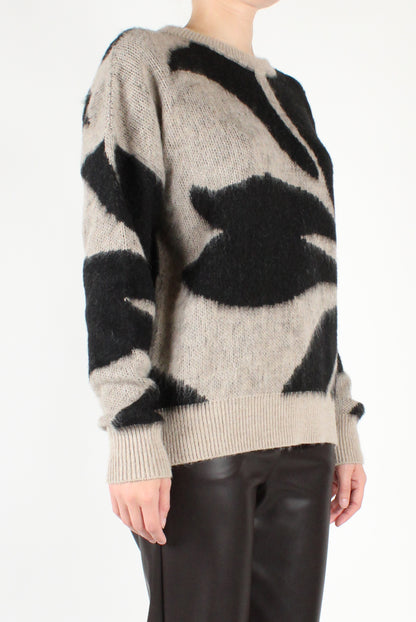 Abstract Fantasy Oversized Sweater