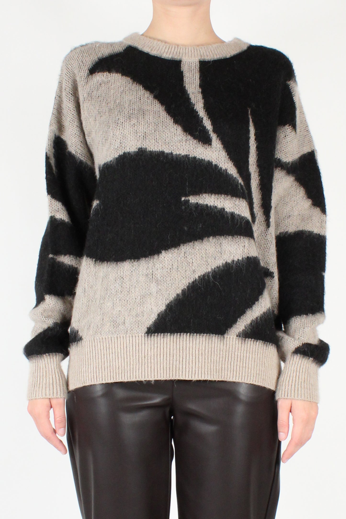 Abstract Fantasy Oversized Sweater