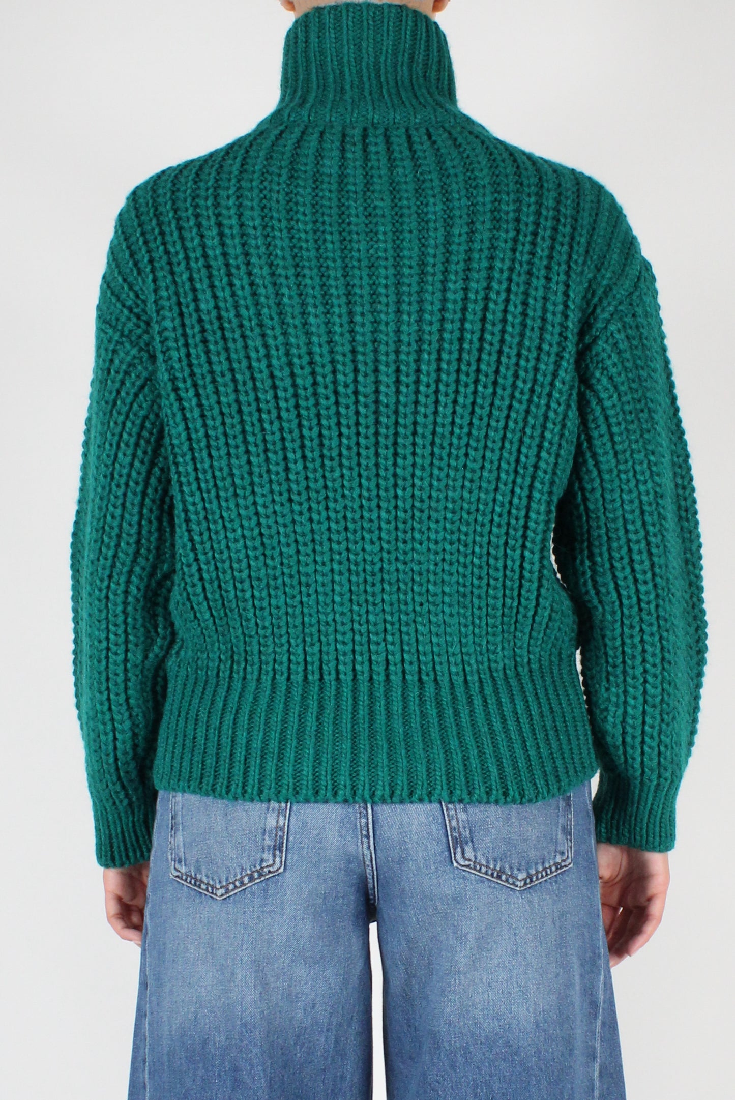 Turtleneck Bomber Sweater