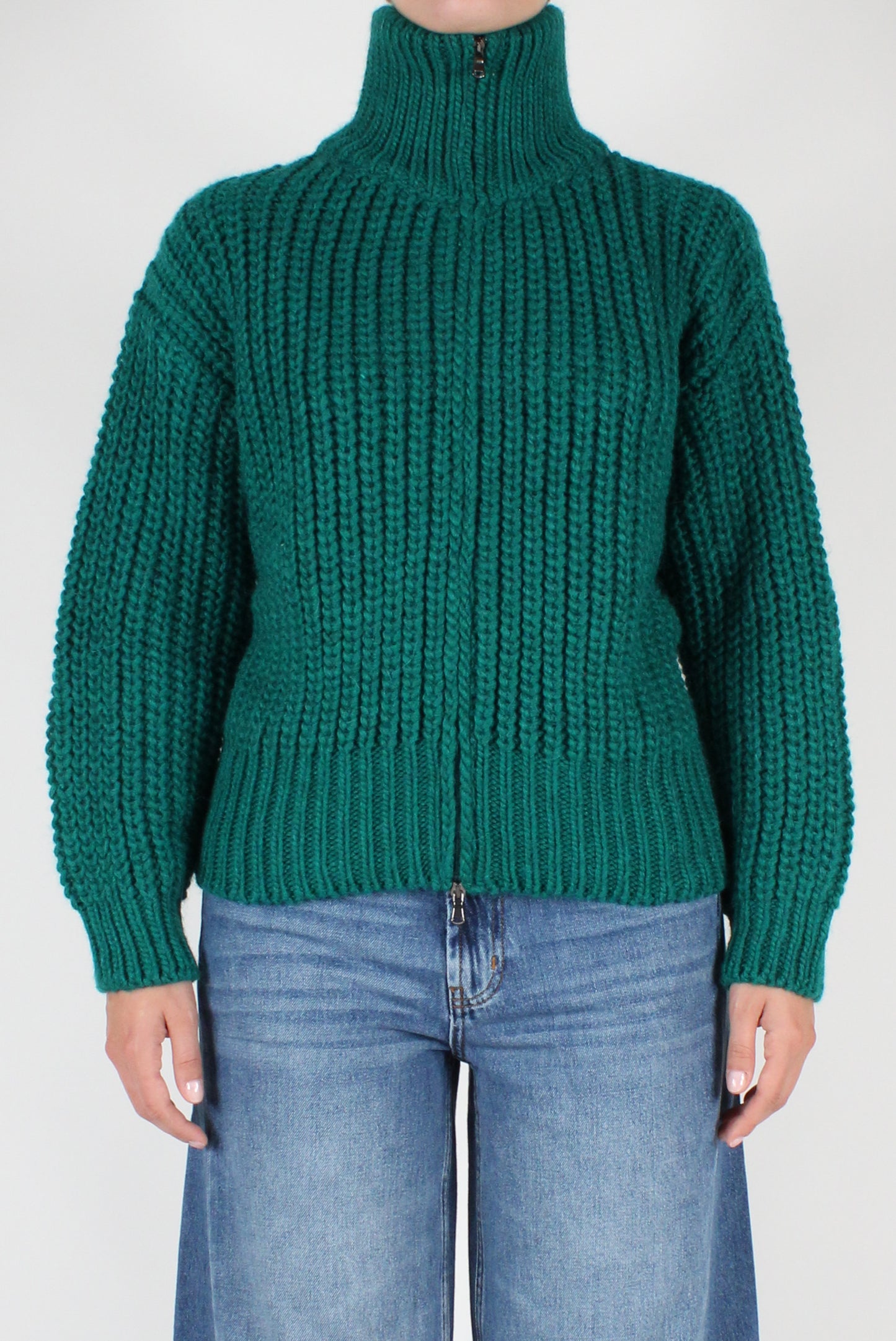 Turtleneck Bomber Sweater