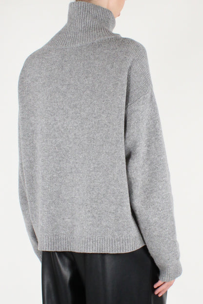 Maglione Scollo a Polo con Bottoni