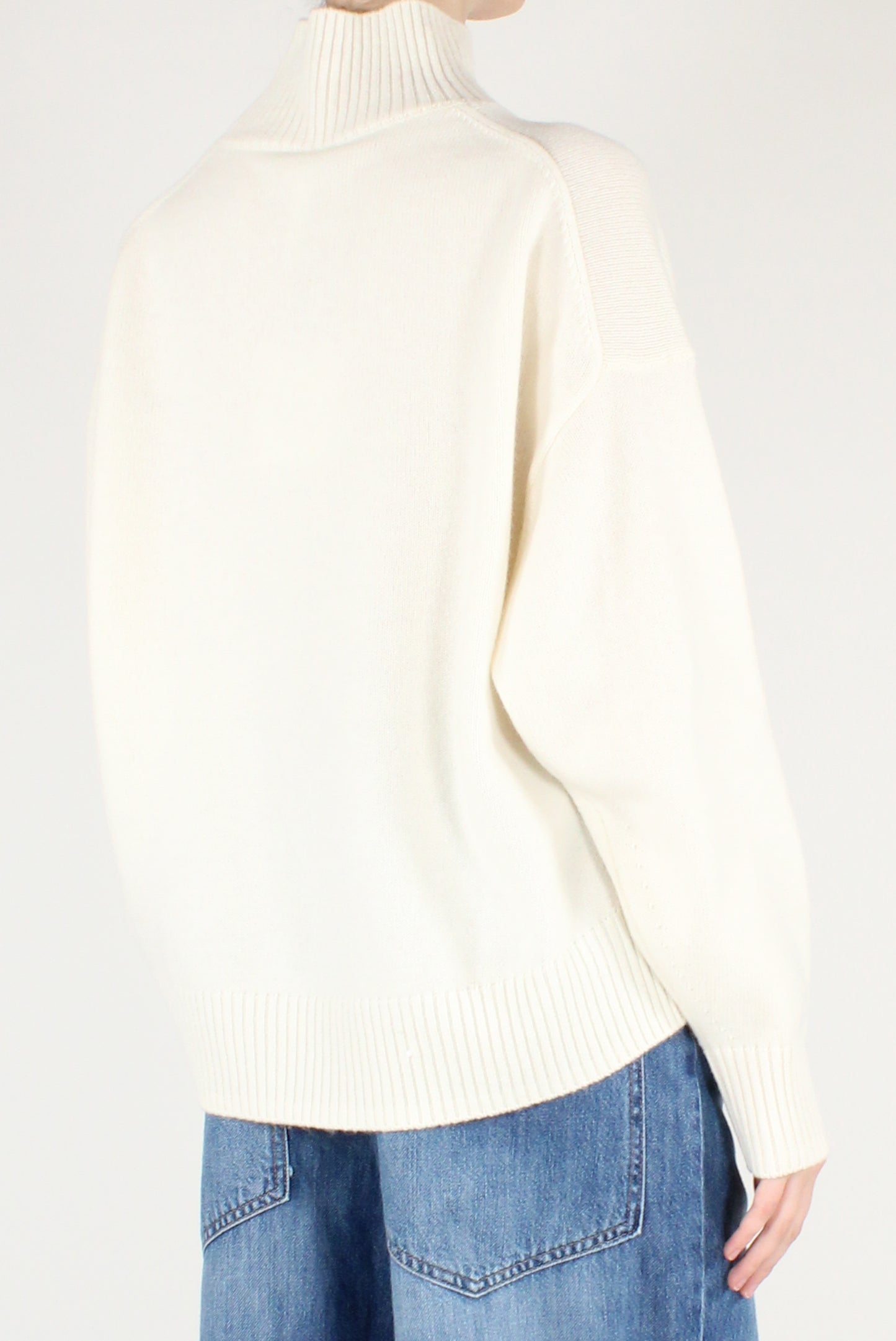 Maglione Collo Alto 100% Lana