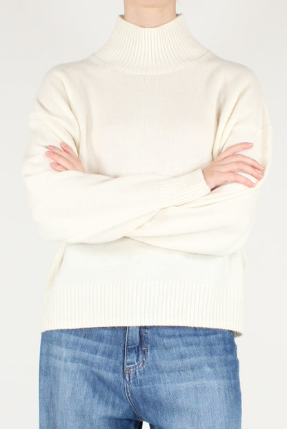 Maglione Collo Alto 100% Lana