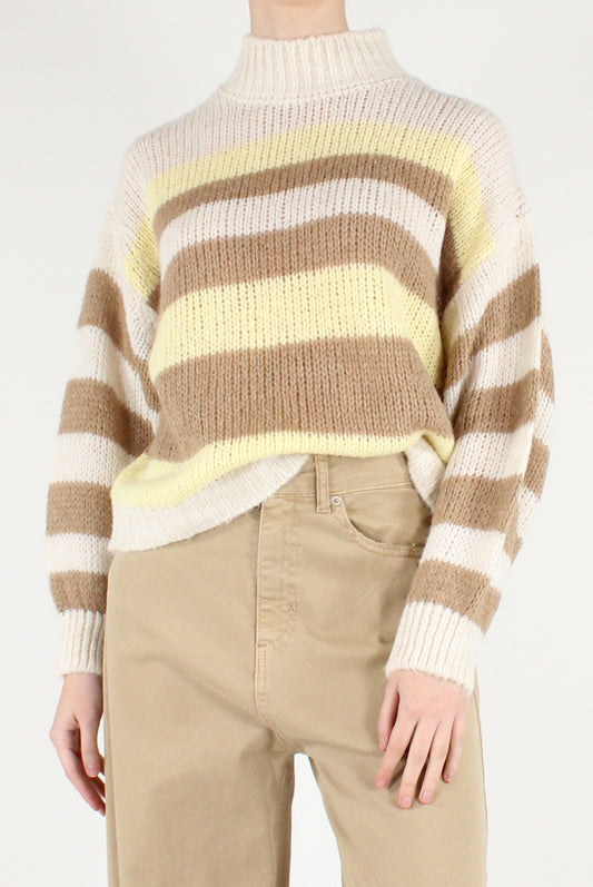 Maglione Lupetto a Righe