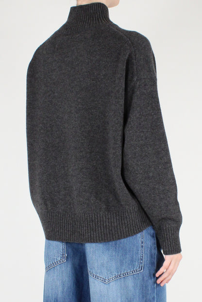 Maglione Collo Alto 100% Lana