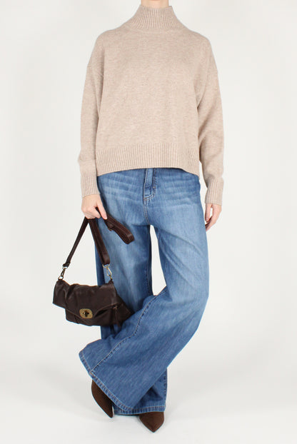 Maglione Collo Alto 100% Lana