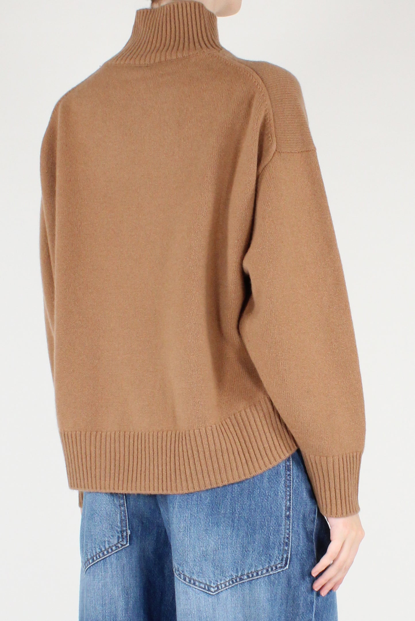 Maglione Collo Alto 100% Lana