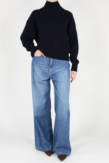 Maglione Collo Alto 100% Lana