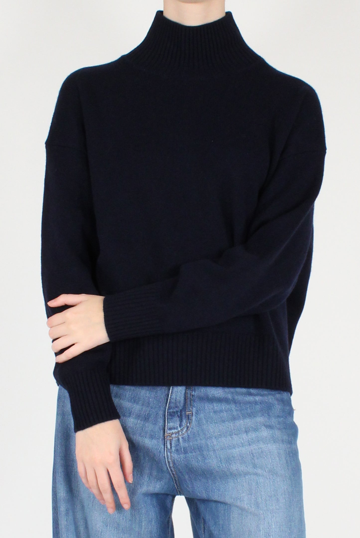 Maglione Collo Alto 100% Lana