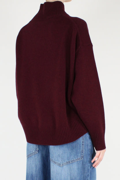 Maglione Collo Alto 100% Lana