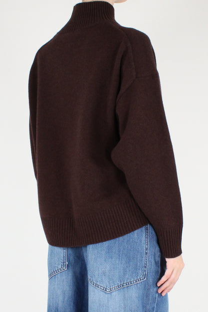 Maglione Collo Alto 100% Lana