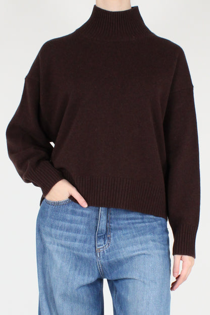 Maglione Collo Alto 100% Lana