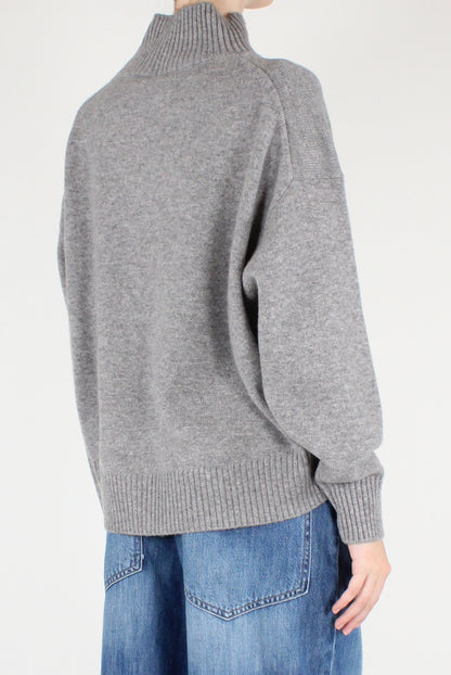 Maglione Collo Alto 100% Lana