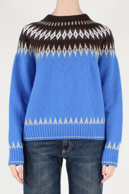 Maglione Decorato a Rombi