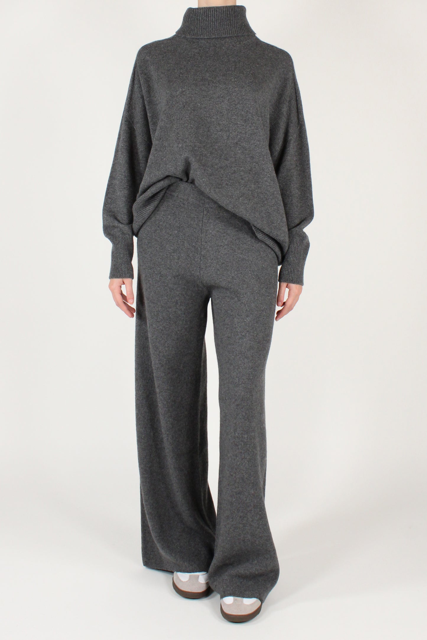 Maglione Dolcevita a Spalle Scese