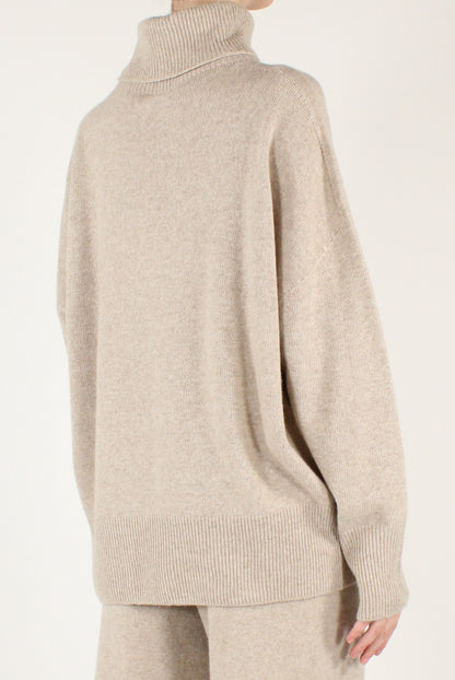 Maglione Dolcevita a Spalle Scese