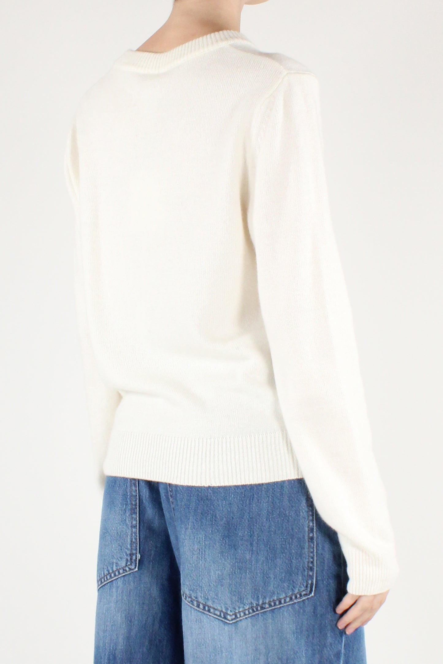 Maglione con Scritta "Fatemi Santa"
