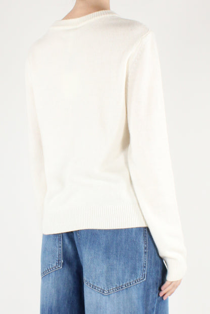 Maglione con Scritta "Fatemi Santa"