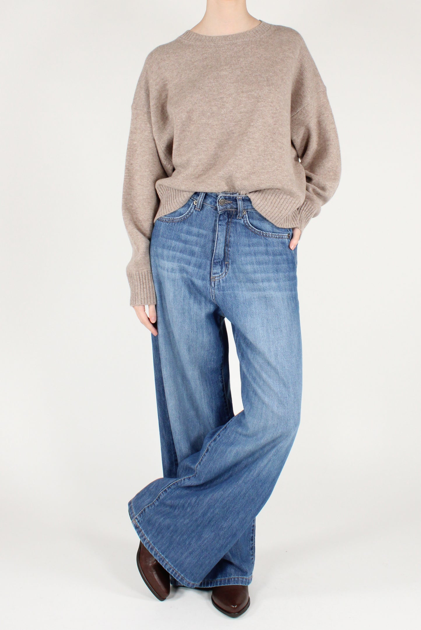 Maglione Girocollo 100% Lana