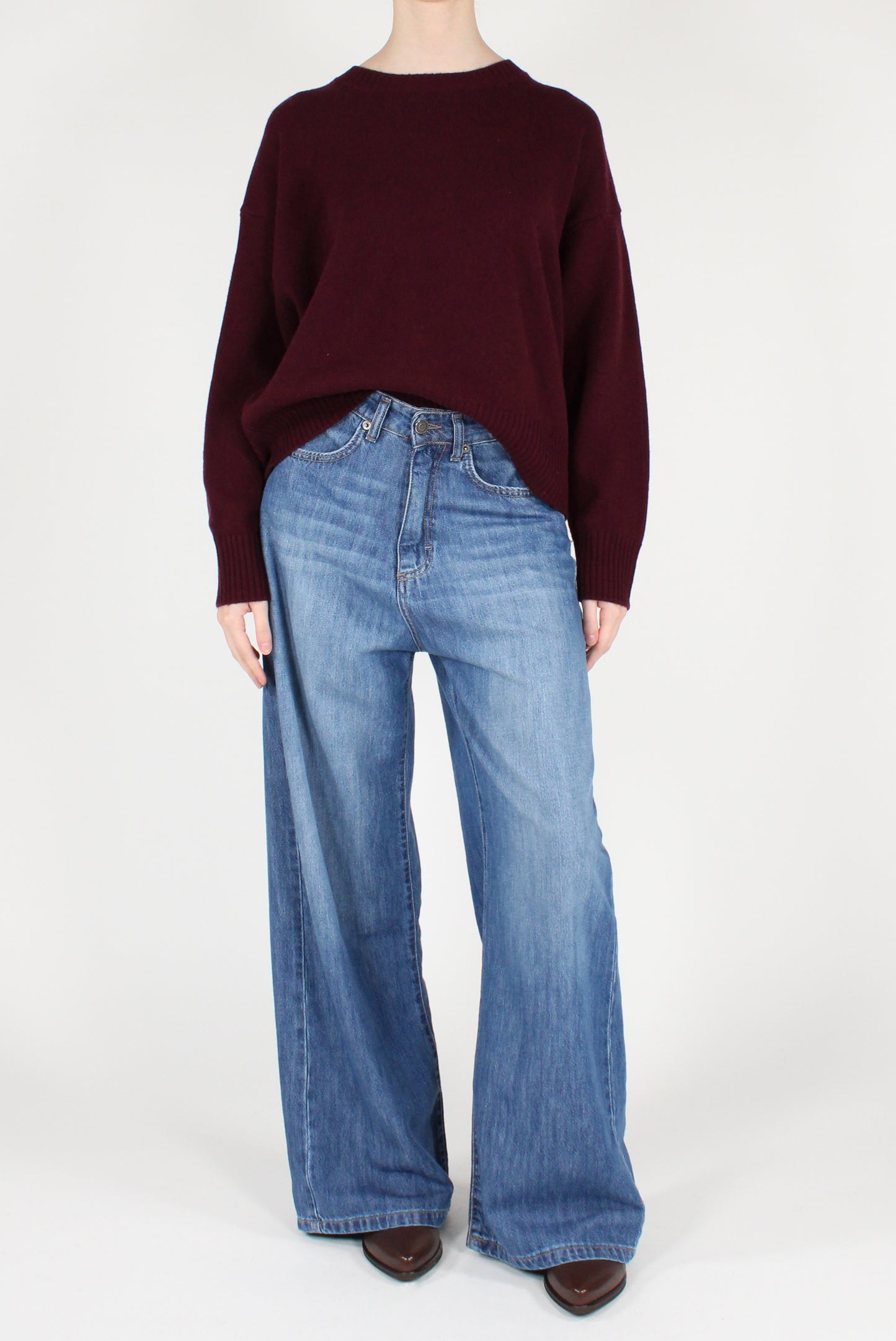 Maglione Girocollo 100% Lana