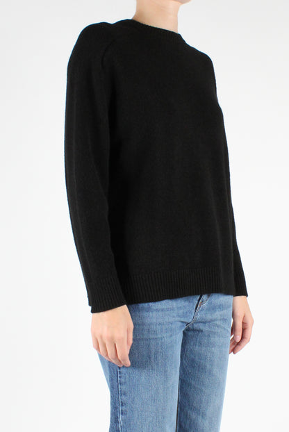 Viscose Blend Crew Neck Sweater