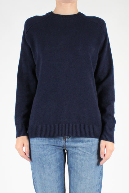 Viscose Blend Crew Neck Sweater