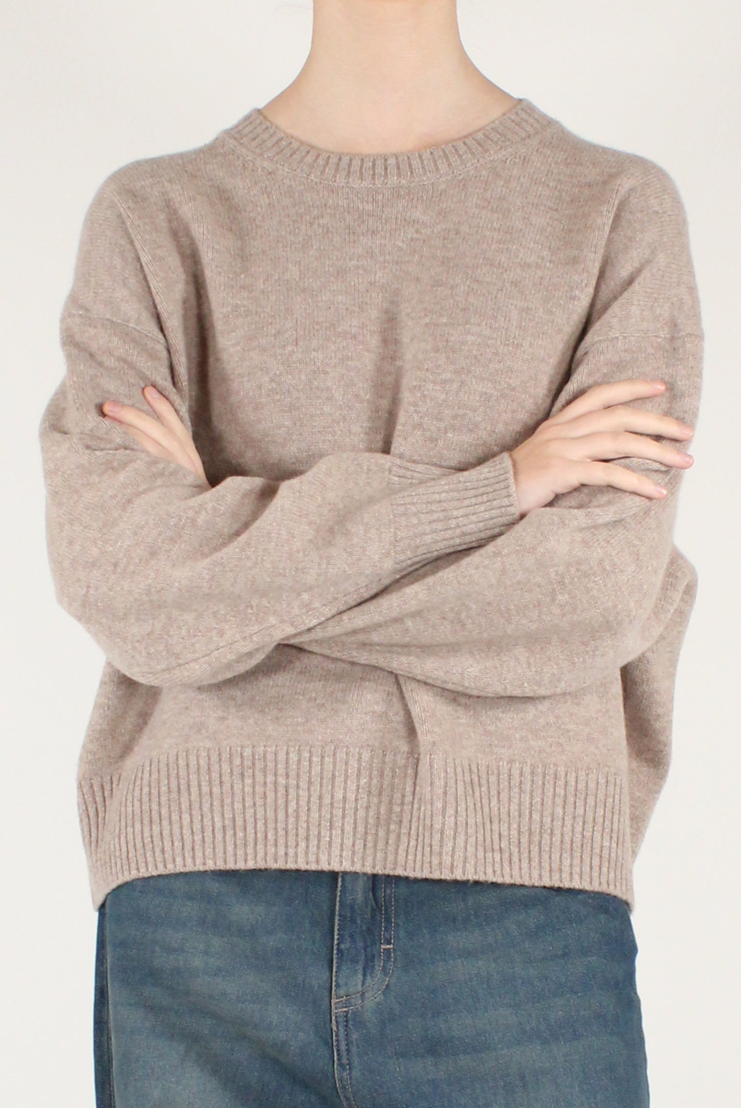 Maglione Girocollo in Pura Lana