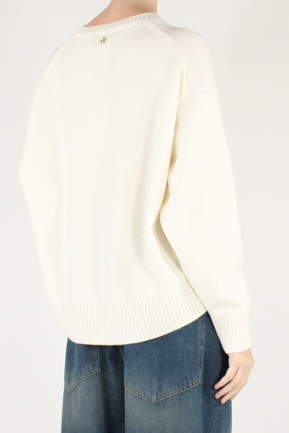 Maglione Girocollo in Pura Lana