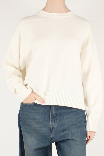 Maglione Girocollo in Pura Lana