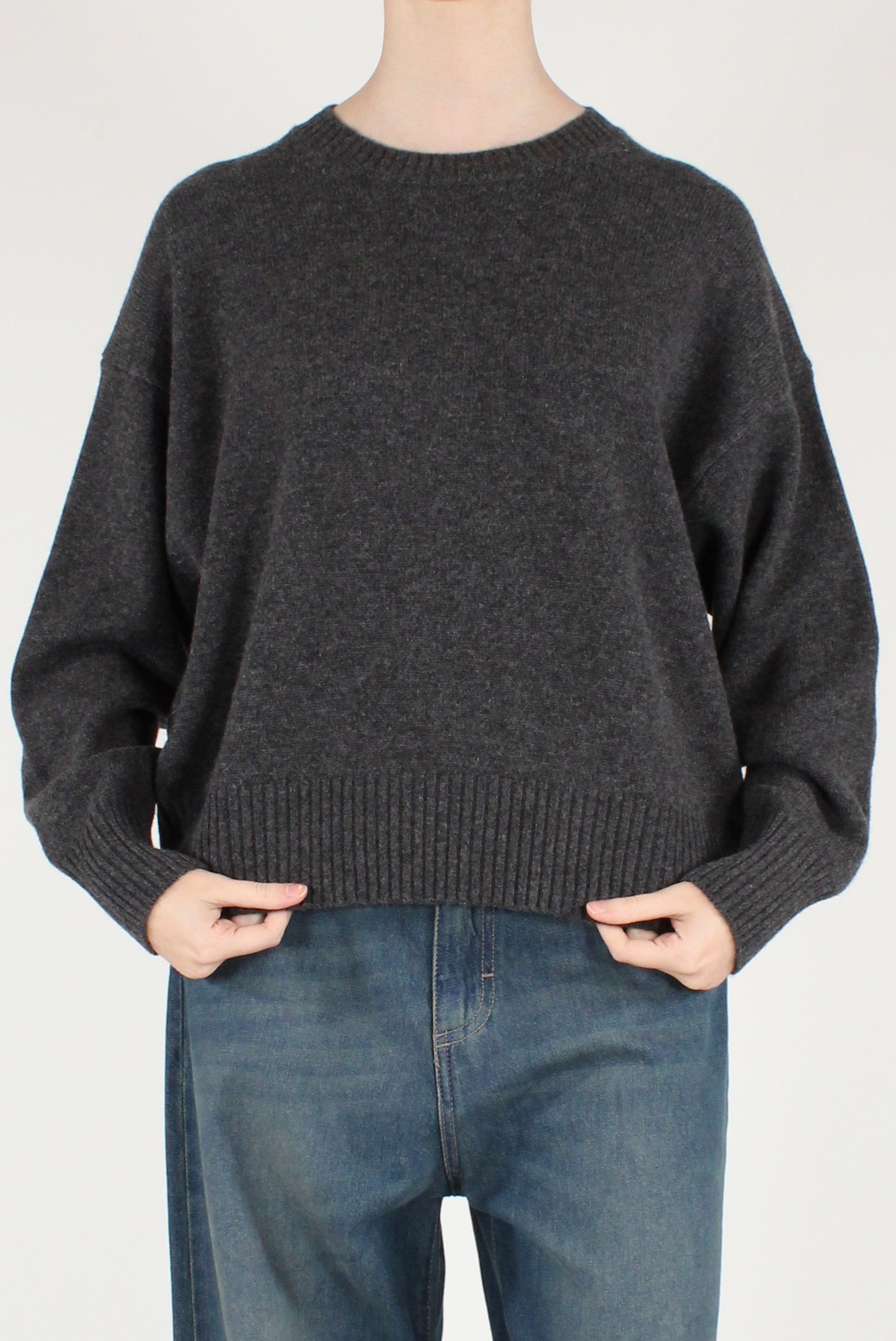 Maglione Girocollo in Pura Lana