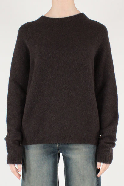 Maglione Girocollo in Misto Alpaca