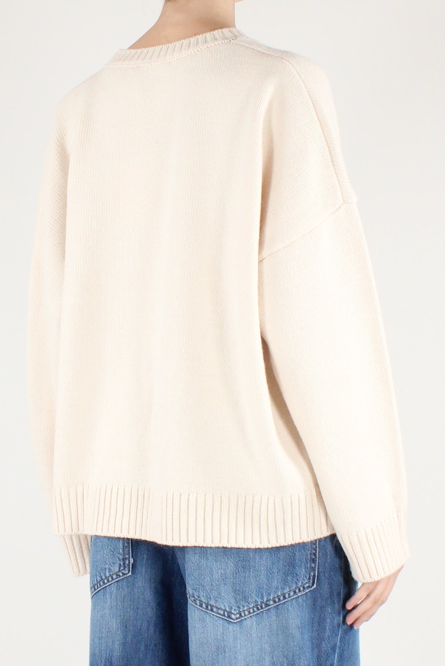 Maglione Over Scritta "Merry Christmas"