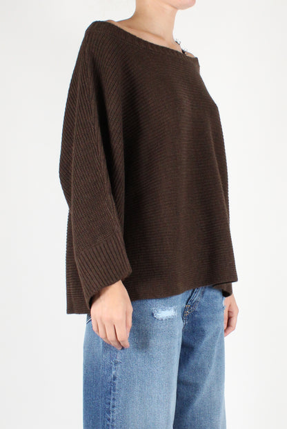 Oversized Boat Neck Sweater